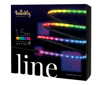 Twinkly Outlet Taśma Line Starter Kit 90 LED 1,5 M Czarny